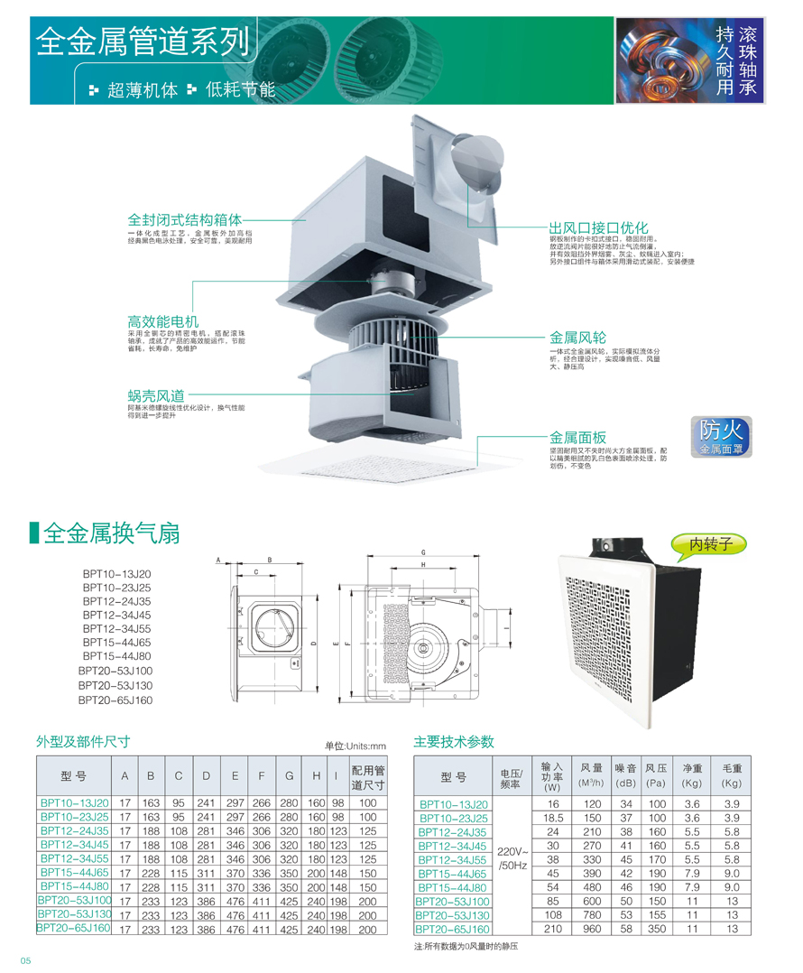 綠島風(fēng)全金屬管道換氣扇